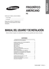 Samsung RS20NASW Manual Del Usuario Y De Instalación