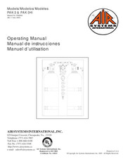 AIR SYSTEMS PAK-3 Manual De Instrucciones