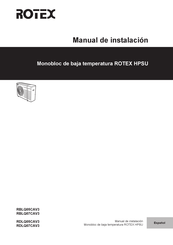 Rotex HPSU RBLQ07CAV3 Manual De Instalación