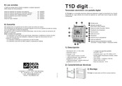 Delta Dore T1D digit Manual De Instrucciones