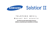 Samsung Solstice II SGH-A817 Manual Del Usuario