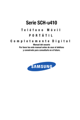 Samsung SCH-u410 Serie Manual Del Usuario