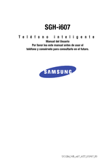 Samsung SGH-i607 Manual Del Usuario