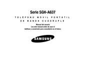 Samsung SGH-A637 Manual Del Usuario