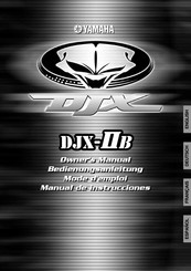 Yamaha DJX-II B Manual De Instrucciones