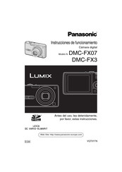 Panasonic DMC-FX07 Instrucciones De Funcionamiento