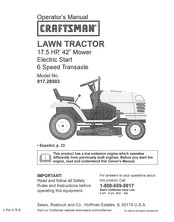 Sears Craftsman 917.28903 Instrucciones De Operación