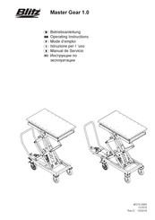 Blitz Master Gear S3 1.0 Manual De Servicio