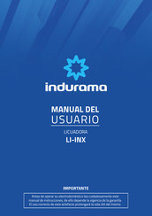 Indurama LI-INX Manual Del Usuario