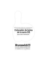 Brunswick GS Serie Manual De Funcionamiento Y Mantenimiento