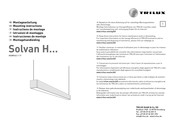 Trilux Solvan H2 UXP-AD 228/54 Serie Instrucciones De Montaje