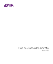 Avid Mbox Mini Guía De Usuario