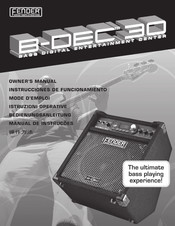 Fender B-DEC 30 Instrucciones De Funcionamiento