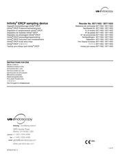 US endoscopy Infinity ERCP Instrucciones De Uso