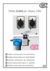 CTX PANEL CLASS PH 5-7 - RX Manual De Instalación, Uso Y Mantenimiento