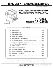 Sharp AR-C260 Manual De Servicio