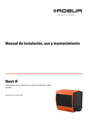 Robur Next-R15 Manual De Instalación, Uso Y Mantenimiento