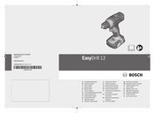 Bosch EasyDrill 12 Manual Original