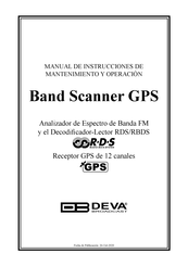 DEVA Broadcast Band Scanner GPS Manual De Instrucciones