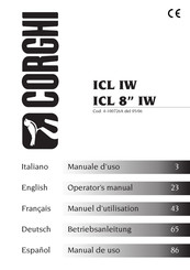 Corghi ICL IW Manual De Uso