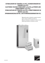 Salicru RE 3009-2 T / NS Manual De Usuario, Instalación Y Puesta En Marcha