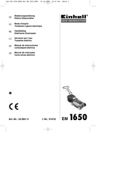 EINHELL NEW GENERATION EM1650 Manual De Instrucciones