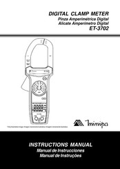 Minipa ET-3702 Manual De Instrucciones