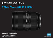 Canon EF24-105mm f/4L IS II USM Manual De Instrucciones