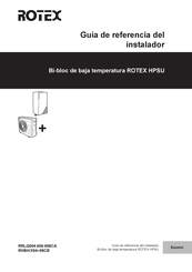 Rotex HPSU Guía De Referencia Del Instalador