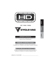 Cyclo Vac HD Serie Manual De Instrucciones