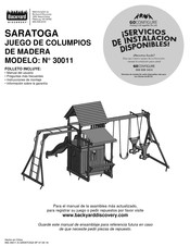 Backyard Discovery SARATOGA 30011 Manual Del Usuario