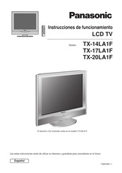 Panasonic TX-17LA1F Instrucciones De Funcionamiento