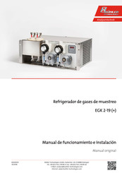 Bühler technologies EGK 2-19+ Manual De Funcionamiento E Instalacion