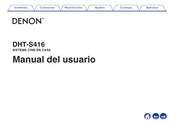 Denon DHT-S416 Manual Del Usuario