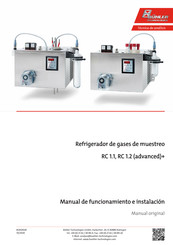 Bühler technologies RC 1.2+ Manual De Funcionamiento E Instalacion