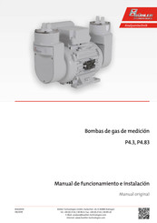 Bühler technologies P4.3 Manual De Funcionamiento E Instalacion