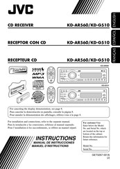 JVC KD-AR560 Manual De Instrucciones