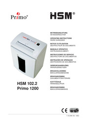 Primo HSM 102.2 Instrucciones De Servicio