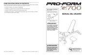 ProForm G700 Manual Del Usuario