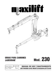 maxilift 230 Manual De Uso