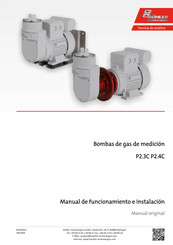 Bühler Technologies P2.3C Manual De Funcionamiento E Instalacion