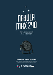 TECshow Nebula Max 240 Manual De Usuario