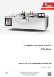 Bühler technologies TC-Double+ Manual De Funcionamiento E Instalacion