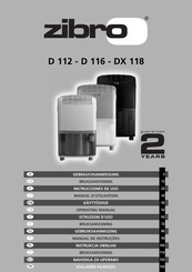 Zibro DX 118 Instrucciones De Uso