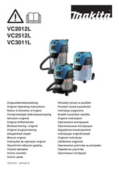 Makita VC3011L Manual Original