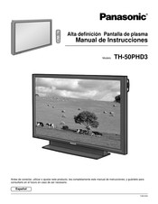 Panasonic TH-50PHD3 Manual De Instrucciones