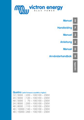 Victron energy Quattro 48 | 15000 | 200 - 100 | 100 - 230V Manual Del Usuario