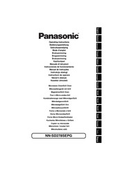 Panasonic NN-SD278SEPG Instrucciones De Funcionamiento