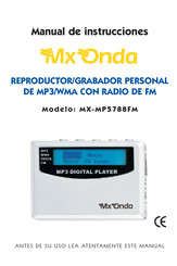 Mx Onda MX-MP5788FM Manual De Instrucciones