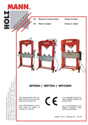 HOLZMANN MASCHINEN WP75H Manual De Instrucciones